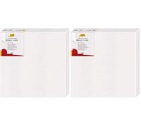 KREUL 642020 - Tela stirata Solo Goya 3D Linea Basic, telaio 20 x 20 cm, profondità extra circa 3,8 cm, 100% cotone 4 volte primerizzato, per colori ad olio, acrilici e gouache (Confezione da 2)
