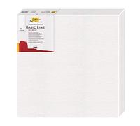 Kreul 644040-Tela Stirata Solo Goya 3D Linea Basic, Telaio 40 x 40 cm, profondità Extra Circa 3,8 cm, 100 4 Volte primerizzato, per Colori a Olio, acrilici e Gouache, Cotone, White