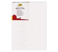 Kreul 650100-Tela Tesa Solo Goya Linea Basic, Telaio da Stiro 50 x 100 cm Circa, con Tela 4 Volte primerizzata, per Colori a Olio, acrilici e Gouache, Cotone, White