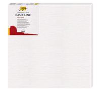Kreul 67070-Tela Tesa Solo Goya Linea Basic, Telaio a barella 70 x 70 cm Circa, con Tela di Cotone 4 Volte primerizzata, per Colori a Olio, acrilici e Gouache, White