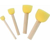 KREUL 72160 - Set di 4 pennelli universali in schiuma adatti a quasi tutte le vernici Diametro 13, 20, 30 e 40 mm