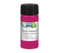 Kreul 73233 - Magic Marble Marbling Paint, Barattolo da 20 ml in Rosa Neon, Vernice per marmorizzazione a Immersione dai Colori Brillanti per Motivi Casuali ed Effetti cromatici Unici