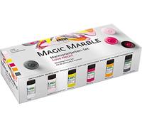 Kreul Magic Marble Un set di colori per la marmorizzazione Love Neon! 6 x 20 ml