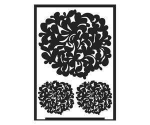 Kreul 74.866 - modello di progettazione flessibile fiore A5 - negativo