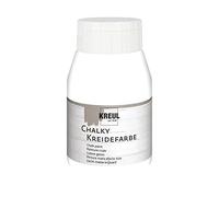 KREUL 75123 - Vernice Chalky Chalk White (Snow white) vaso di plastica da 500 ml Vernice morbida, opaca, coprente, ad asciugatura rapida per effetti dall'aspetto vissuto
