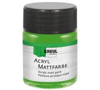Kreul 75510-Vernice acrilica Opaca, Verde Chiaro in Barattolo da 50 ml, Vernice a Base d'Acqua dalla Copertura cremosa e dall'asciugatura Rapida, Adatta a Molte superfici Diverse, Light Green