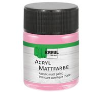 Kreul 75513-Vernice acrilica Opaca, Lampone in Barattolo da 50 ml, Vernice a Base d'Acqua dalla Copertura cremosa, ad Asciugatura Rapida, Adatta a Molte superfici Diverse, Raspberry