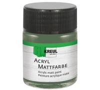 Kreul 75531-Vernice acrilica Opaca, Verde Russo in Barattolo da 50 ml, Vernice a Base d'Acqua dalla Copertura cremosa, ad Asciugatura Rapida, Adatta a Molte superfici Diverse, Russian Green