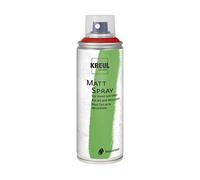 Kreul 76315 - Vernice Spray Rosso Scuro, 200 ml, Classica Vernice Opaca a Base d'Acqua Altamente pigmentata e Resistente all'Acqua, per Interni ed Esterni.