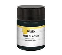Kreul 78518-Colorante Acrilico intensivo, Barattolo da 50 ml in Ebano, per Legno trattato e Carte Naturali assorbenti, Scorrevole-Vernice liquida a Base d'Acqua, Ebony