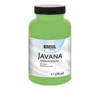 KREUL 8106-275 - Vernice per seta Javana 275 ml, verde, vernice a base d'acqua altamente pigmentata e brillante, con carattere fluido, penetra in profondità nelle fibre