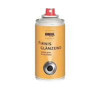 KREUL 811150 - Vernice lucida, bomboletta spray da 150 ml, vernice molto elastica, aumenta la durata contro gli agenti esterni, non ingiallisce, asciuga in modo impermeabile