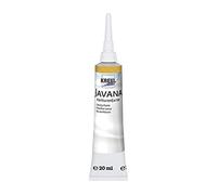Kreul 813520-Javana Pittura di Seta per contorni per Tessuti con Effetto perlescente, Tubo ugello a spruzzo fine, Oro, Colore Gold, 20 ml, 813520