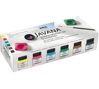 Kreul Javana Set di colori per la seta Basic Colours 6 x 20 ml