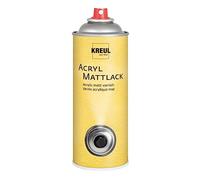 KREUL 821400 - Vernice acrilica opaca, bomboletta spray da 400 ml, incolore, non ingiallente, protettiva universale ad asciugatura opaca per cartone, legno, vetro, porcellana, ceramica