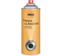 KREUL 823400 - Vernice lucida, bomboletta spray da 400 ml, vernice molto elastica, aumenta la durata contro gli agenti esterni, non ingiallisce, asciuga in modo impermeabile