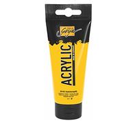 Kreul 84103-Solo Goya Acrylic, Tubo Giallo cadmio, Pittura acrilica cremosa e Versatile in qualità da Studio, a Base d'Acqua, ad Asciugatura Rapida e Opaca, Colore Yellow, 100 ml, 84103