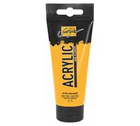 Kreul 84105 - Solo Goya Acrylic, Tubo da 100 ml in Giallo Indiano, Colore Acrilico cremoso e Versatile in qualità da Studio, a Base d'Acqua, ad Asciugatura Rapida e Opaca.