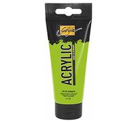 Kreul 84118-Solo Goya Acrylic, Tubo Giallo-Verde, Acrilico Versatile e cremoso in qualità da Studio, a Base d'Acqua, ad Asciugatura Rapida e Opaca, Colore Yellow Green, 100 ml, 84118