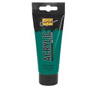 Kreul 84119-Solo Goya Acrylic, tubetto Verde Scuro, Pittura acrilica cremosa e Versatile in qualità da Studio, a Base d'Acqua, ad Asciugatura Rapida e Opaca, Colore Dark Green, 100 ml, 84119