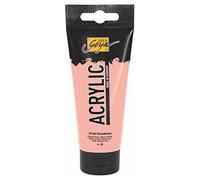 Kreul 84130-Solo Goya Acrylic, tubetto Rosa Pastello, Pittura acrilica cremosa e Versatile in qualità da Studio, a Base d'Acqua, ad Asciugatura Rapida e Opaca, Colore Pink, 100 ml, 84130