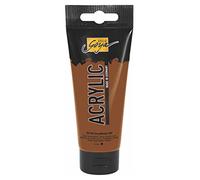 Kreul 84135-Solo Goya Acrylic, Tubo Marrone ossido Scuro, Acrilico cremoso e Versatile in qualità da Studio, a Base d'Acqua, ad Asciugatura Rapida e Opaca, Colore Brown, 100 ml, 84135
