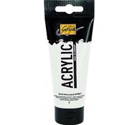 Kreul 84150-Solo Goya Acrylic, Tubo da 100 ml, Bianco Perla, Colore Acrilico Versatile e cremoso in qualità da Studio, a Base d'Acqua, ad Asciugatura Rapida e Opaca, White, 100 unità