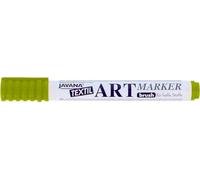Kreul 90609 - Pennarello Javana per tessuti, pennarello per tessuti chiari con punta universale ca. 1-3 mm, verde chiaro