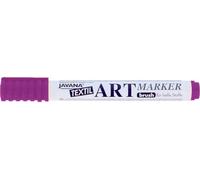 Kreul 90614 - Javana Art Marker Pennarelli per stoffa, 1 - 3 mm, pastellviolett