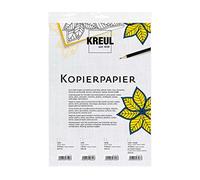 Kreul 90644-Carta copiativa, Gialla, 3 Fogli, DIN A3, per il trasferimento di Motivi su sottotoni Scuri, Multicolor