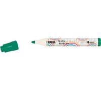 Kreul 90766 - Pennarello Javana Texi Mäx Sunny medio, verde, con punta arrotondata resistente ca. 2-4 mm, per tessuti chiari e tessuti, lavabile dopo il fissaggio