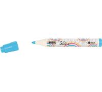 KREUL 90767 - Pennarello Tessile Medio, Azzurro, Larghezza Linea Circa 2-4 mm, Pennarello per Tessuti Leggeri e Tessuti, Lavabile Dopo Il Fissaggio