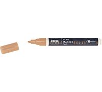 Kreul 92771 - Pennarello Tessile Medio Opaco, Rame, con Punta a Proiettile, Larghezza del Tratto da 2 a 4 mm Circa, Pennarello per Tessuti Opaco per disegnare Tessuti Chiari e Scuri