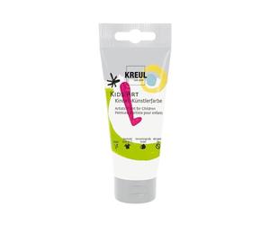KREUL C. GmbH- 43301-Kids Art Artigianale per Bambini, Scolastica a Base d'Acqua, 75 ml, Vernice Opaca artisti Tela, Carta e Cartone, Vegan, Colore Bianco, 43301