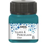 Kreul Clear Vernice per vetro e porcellana Turquoise 20 ml 1 pz