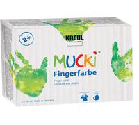 Kreul Mucki 2316 Set di pittura con le dita 6 x 150 ml