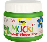 Kreul - Mucki Colore a dita per Tessuti, 150 ml, Verde, 250076