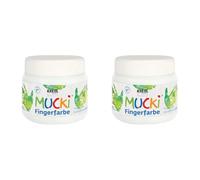 KREUL MUCKI - Pittura a dito, bianco, 150 ml (Confezione da 2)