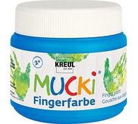 KREUL Mucki - Pittura a dito, Blu (blau), 150 ml, 23108