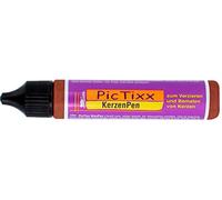 KREUL PicTixx 49715 - Penna per candele, 29 ml, in rame, colore a base di cera liquida, per scrivere, decorare e dipingere candele, con punta fine