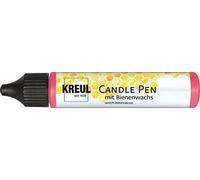 KREUL PicTixx 49732 - Penna per candele, 29 ml, colore rosso metallizzato, a base di cera liquida, per scrivere, decorare e dipingere candele, con punta fine