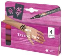 Kreul Tattoo Pen Set Set di punte Tribals 4 pezzi