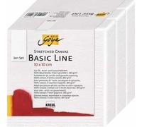 Kreul Tela da pittura 10 x 10 cm 3 pezzi