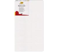 Kreul 640120-Tela Tesa Solo Goya Linea Basic, Telaio da Stiro 40 x 120 cm Circa, con Tela di Cotone 4 Volte primerizzata, per Colori a Olio, acrilici e Gouache, White
