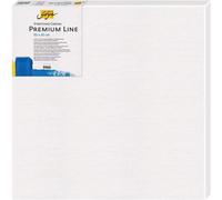 Kreul 505050-Tela Stirata Solo Goya Linea Premium, Telaio teso 50 x 50 cm di qualità Superiore, Tela 4 Volte primerizzata, per Colori a Olio, acrilici e Gouache, Cotone, White