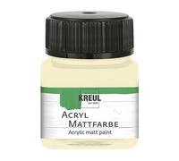 KREUL - Vernice acrilica opaca giallo morbido 20 ml, colore (K75258)