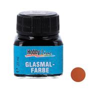 Kreul Vernice Trasparente a Base di Resina, 20 ml, Marrone, Colore Brillante, Resistente alla Luce e alle sbavature, Si asciuga Senza aloni, per dipingere superfici in Vetro