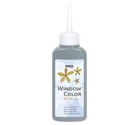 KREUL Window Color - Pittura per Vetri, 80 ml, argento metallizzato, 42753