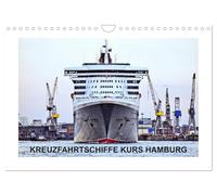 Kreuzfahrtschiffe Kurs Hamburg 2026 (Wandkalender 2026 DIN A4 quer), CALVENDO Monatskalender: Kreuzfahrtschiffe zu Gast im Hamburger Hafen