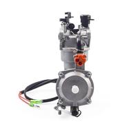 KRFDSV Carburatore Scooter Compatibile con GX390 5KW 188F 190F 13HP Kit di Conversione A Doppio Carburante per Generatore con Starter Automatico, Sostituzione di Parti del Generatore(Auto Choke)